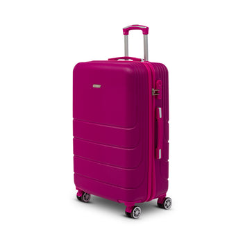 Trolley medio fucsia in ABS Govago, Valigie, SKU o912000431, Immagine 0